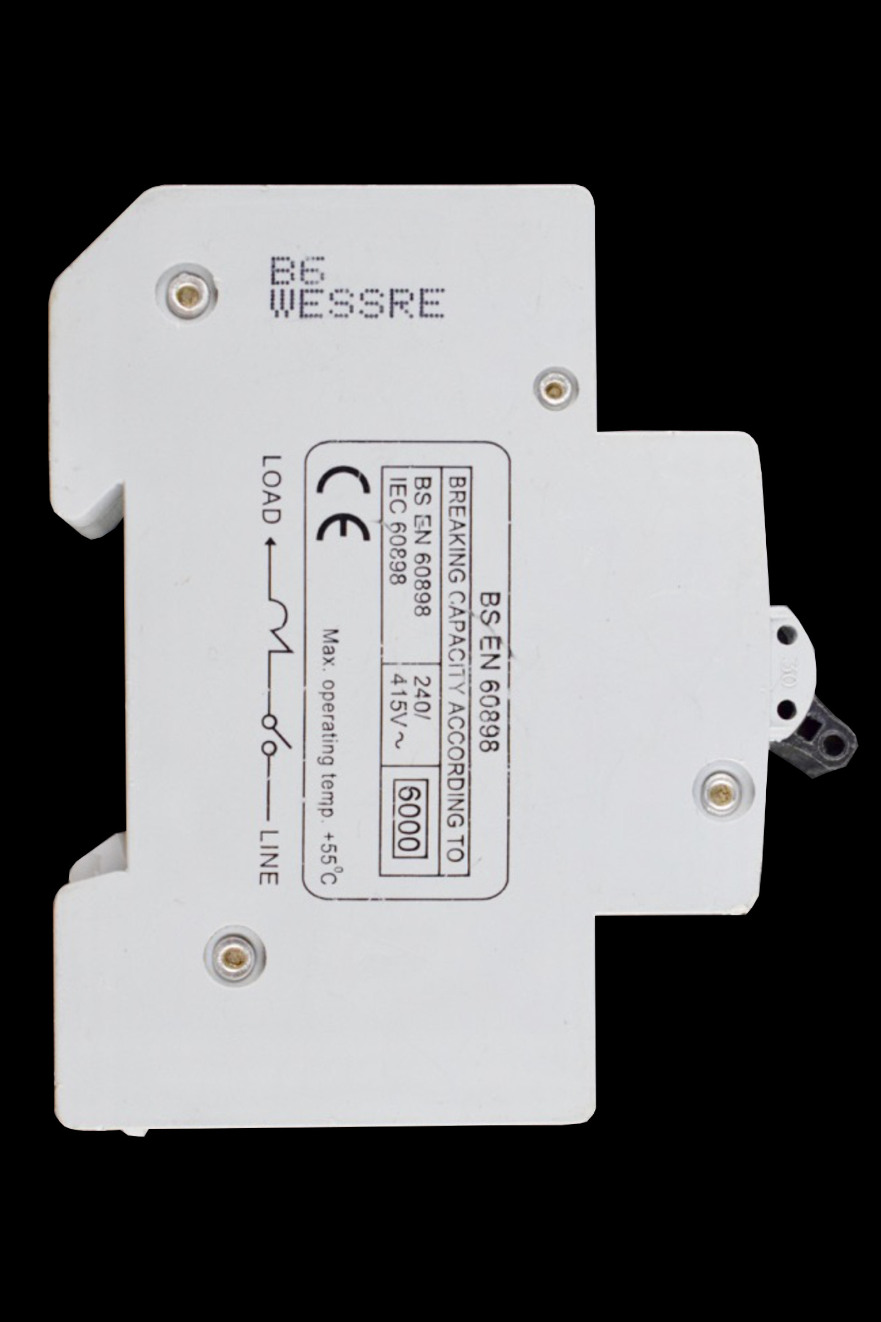 STEEPLE B 6 MCB 6kA CIRCUIT BREAKER D2SB06B WC